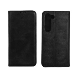 Leather Flip Cover with Internal Pocket For Samsung Galaxy A05S Black Leather Flip Cover with Internal Pocket For Samsung Galaxy A05S Black